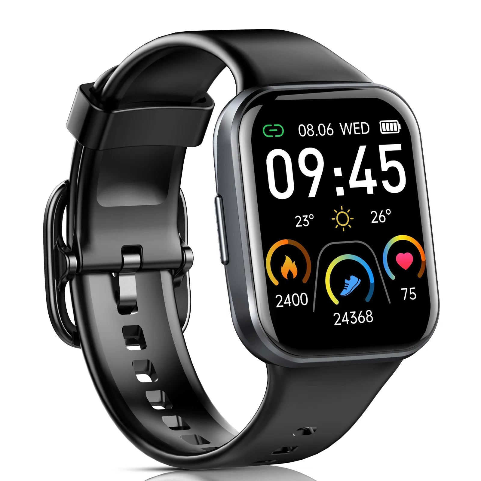 Smart Watch, Fitness Tracker Watch for Men Women, 1.69'' Touch Smartwatch Fitness Watch with Pedometer/Sleep Monitor. Black United States Sdfe0ad8872594a21a06d7d2de6480adbY Red, White and Blue Products Store